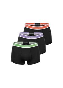 Emporio Armani, Damen, Boxershorts &raquo;Boxershort CORE LOGOBAND 3er Pack&laquo;, Schwarz, XXL, Schwarz, Emporio Armani - Kurze Boxershorts 3er Pack