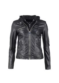 Maze, Damen, Lederjacke &raquo;Lederjacke Mico&laquo;, black/black, M, black/black, Bikerjacke, Trachtenmode