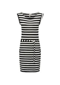 Ragwear, Damen, Sommerkleid &raquo;Sommerkleid Tagg Stripes&laquo;, Black, N-Gr, XXL -N-Gr, Black, Feminines Sommerkleid mit modischem Taillen-Bindeband