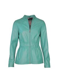 JCC, Damen, Lederjacke &raquo;Lederjacke 3102223&laquo;, deep turquoise, 44, deep turquoise, Softes Lamm-Nappaleder, Trachtenmode