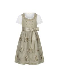 N&uuml;bler N&uuml;bler, Damen, Dirndl &raquo;Kinderdirndl Gerhild&laquo;, Gr&uuml;n, EURO, 104 -EURO, Gr&uuml;n, KINDERDIRNDL - Hochwertige M&auml;dchen Trachten Bekleidung aus Baumwolle und 