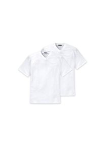 Schiesser, Damen, Unterhemd &raquo;T-Shirt American T-Shirt 2er Pack&laquo;, Wei&szlig;, M, Wei&szlig;, Herren Kurzarmshirts - Doppelpack