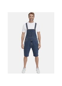 Jan Vanderstorm, Herren, Latzhose &raquo;Bermuda FOCKO&laquo;, blau, N-Gr, 56 -N-Gr, blau, Latzhose FOCKO im Jeans-Look