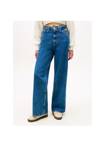 Tommy Jeans, Damen, Loose-fit-Jeans &raquo;CLAIRE HR WD EMBRO BI4139&laquo;, Denim Medium, L&auml;nge 32, 34 -L&auml;nge 32, Denim Medium, Loose-fit-Jeans von Tommy Jeans