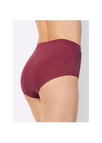w&auml;schepur w&auml;schepur, Damen, Taillenslip 4 Stk., 2x marine + 2x dunkelrot, 4 Stk., 40 -4 Stk., 2x marine + 2x dunkelrot, Single-Jersey