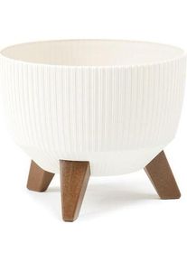 Lamela, Blumentopf, Flowerpot Roma 956-74, plastic, &Oslash; 24 cm, cream