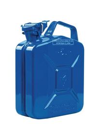 Valpro, Garagenausstattung, Kraftstoffkanister 5 l Signalblau RAL 5005 Stahlblech 0,9 mm L230xB120xH310mm