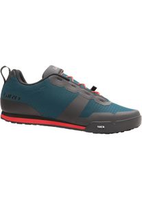 Giro, Herren, Veloschuhe, Tracker FL Shoe (39), Blau, Rot