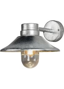 Konstsmide, Gartenbeleuchtung, Wandleuchte Vega galvanisiert Outdoor 428-320 (E27, IP54)