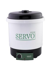 SERVO Einkochaut.Kst.26l o.Uhr, Einkochautomat, Schwarz, Weiss