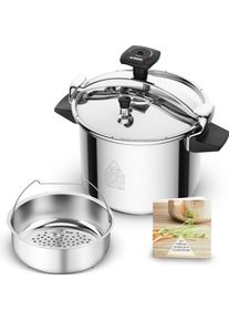 SEB P0534900 Pressure Cooker 9 l Stainless Steel, Pfanne + Kochtopf, Silber