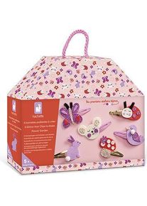 Janod, Haarklammer + Haarclips, Flower Garden (6 Stk.)