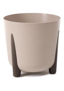 Lamela, Blumentopf, Flowerpot Frida 254-85, plastic, &Oslash; 30 cm, light brown