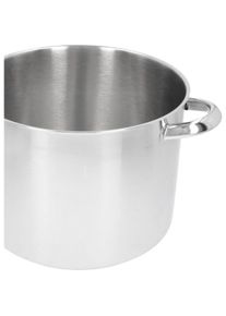 Demeyere Athena 5 Soeppot 24 cm met deksel, 8 liter (DM14394), Pfanne + Kochtopf, Silber