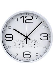 Redcliffs, Wanduhr, Clock 837362210, white, plastic, 30.5 cm x 30.5 cm (30.50 cm)