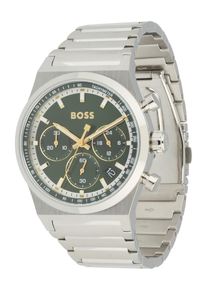 BOSS Montre &agrave; affichage analogique 'CANDOR CHRONO' Homme argent taille One Size
