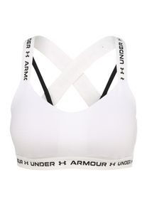 Under Armour, Damer, Sports-BH, Sort / Hvid, St&oslash;rrelse XS