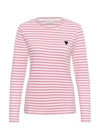 Kaffe, Damer, Bluse, R&oslash;d / Hvid, St&oslash;rrelse L