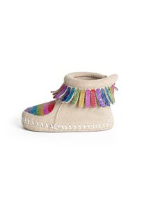 Minnetonka H&oacute;csizm&aacute;k 'Love one another' unisex b&eacute;zs , M&eacute;ret 17