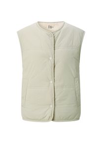 LANIUS Damen-Wendeweste Hellgr&uuml;n-Creme 42