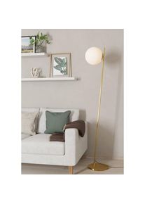 Eglo Stehlampe &raquo;RONDO 4 Stehlampe, Stahl und Glas, E27, IP20, Wohnzimmerlampe, Lampe&laquo; E27 1 Stk. Stehleuchte, L35, 5 x B25 x H174, 50 cm, messing-