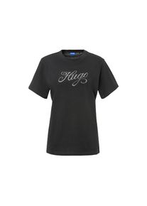 HUGO Blue T-Shirt &raquo;Vintage Tee&laquo; mit Print schwarz, Gr&ouml;&szlig;e XL