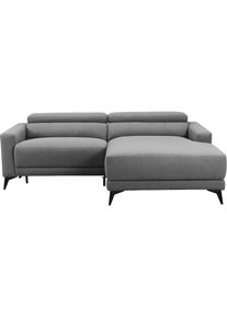 OTTO home Ecksofa &raquo;LEWII&laquo; Elektrische Variante mit USB A/C. Federkern, Webstoff