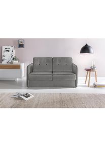 Home Affaire Schlafsofa &raquo;Merina&laquo; mit zweigeteilter Bettfunktion, Auszug nach vorn, Federkern