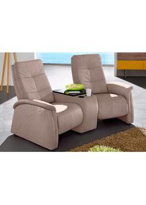exxpo - sofa fashion 2-Sitzer &raquo;Tivoli, Kinosofa, bequem, &laquo; mit Relaxfunktion, integrierter Tischablage und Stauraumfach