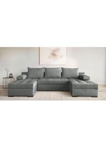 OTTO home Wohnlandschaft &raquo;U-Form Home System&laquo; 2 Ottomanen, Bonnelfederkern, Schlaffunktion