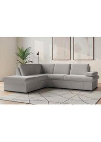 Sit & More sit&more Ecksofa &raquo;Moreno L-Form, B: 238 cm&laquo; mit Armteilverstellung, optional Bettfunktion