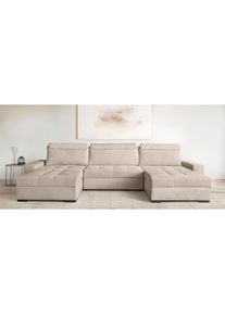 OTTO home Wohnlandschaft &raquo;U-Form Home System&laquo; 2 Ottomanen, Bonnelfederkern, Schlaffunktion