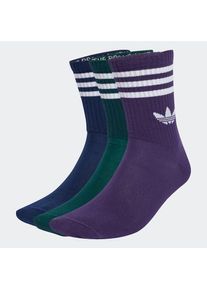 adidas originals Sportsocken &raquo;3S CREW S 3P&laquo; f&uuml;r Laufen, kn&ouml;chellang, mit 3-Streifen und Trefoil Logo