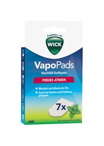 Wick Inhalations-Zusatz &raquo;VapoPads Menthol - VH7&laquo; Passen zu unseren Luftbefeuchtern, Inhalatoren & Diffusoren, 7er-Pack