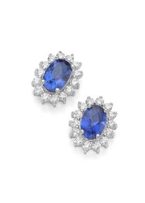 Smart Jewel Paar Ohrstecker &raquo;Ohrstecker elegant, farbige Steine und wei&szlig;e Zirkonia, Silber 925&laquo;