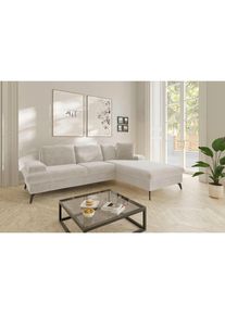 Sit & More sit&more Ecksofa &raquo;Morris Jubi L-Form, B: 247 cm&laquo; mit Armteilfunktion & 1 Zierkissen, optional Bettfunktion