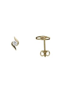 Firetti Paar Ohrstecker &raquo;Schmuck Geschenk Gold 333 Ohrschmuck Solit&auml;r&laquo; mit Zirkonia (synth.)