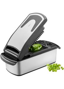 Gefu Allesschneider, Schwarz, Silberfarben, Metall, Kunststoff, 11.5x11x27 cm, K&uuml;chenger&auml;te, Sonstige K&uuml;chenger&auml;te