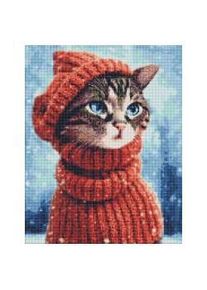 Ideyka Diamantmosaik - Seltsame Katze 40x50cm