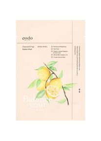 Ondo, Gesichtsmaske, charcoal & yuja bubble mask pong-pong