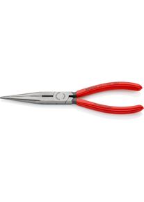 Knipex, Zange, Flachrundzange mit Schneide(Storchschnabelzange) 26 11 200 SB (220 mm)