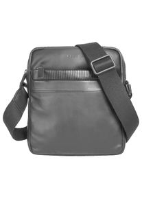 Bugatti, Damen, Umh&auml;ngetasche &raquo;JOEL&laquo; echt Leder, schwarz, schwarz, H&ouml;he 21 cm x Breite 19 cm x Tiefe 4 cm