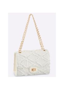 Heine, Damen, Umh&auml;ngetasche, wei&szlig;, wei&szlig;, sommerliche Jeans-Qualit&auml;t