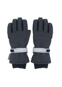 MaxiMo, Herren, Thermohandschuhe 1 Paar, mit reflektierendem Verschluss, Fleecefutter, Strickb&uuml;ndchen, anthrazit/schwarz, anthrazit/schwarz, 