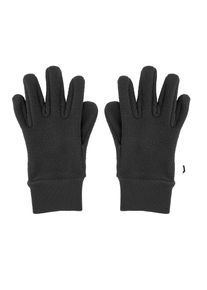 MaxiMo, Damen, Fleecehandschuhe 1 Paar, Boucle-Optik, Strickb&uuml;ndchen, basic, weich, f&uuml;r alle Aktivit&auml;ten, schwarz, schwarz, Winterhandschuhe von 