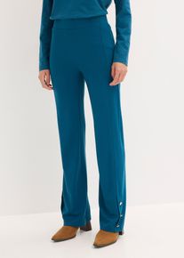 Jersey broek van Punta di Roma - petrol - maat 40/42 (M) - Punto di Roma - bonprix