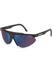 Carrera, Herren, Sportbrille, C SPORT 15/S (matte black-red mirror), Rot, Schwarz