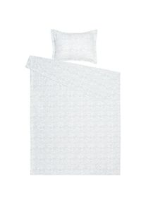 Okko, Decke, Bedding set DASH, grey, 140 x 200 cm (140 x 200 cm, 50 x 70 cm)