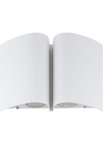 Eglo, Gartenbeleuchtung, 94846 Suesa LED Aussen-Wandleuchte 4x2,5W weiss (180 lm, IP44)