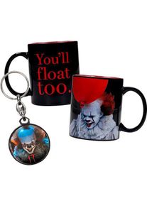 SD Toys Es Geschenkbox Tasse & Schl&uuml;sselanh&auml;nger Pennywise, Tasse, Mehrfarbig